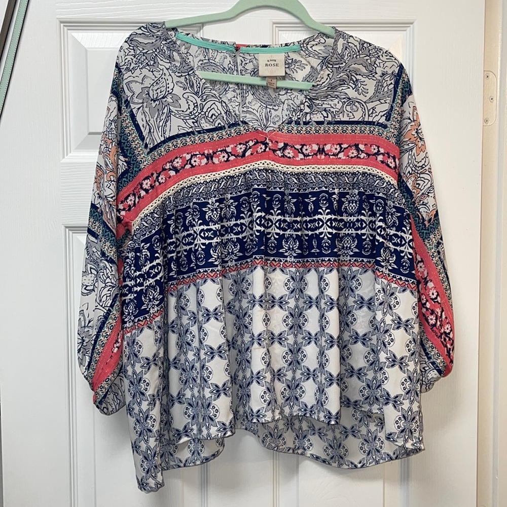 Knox rose tunic top